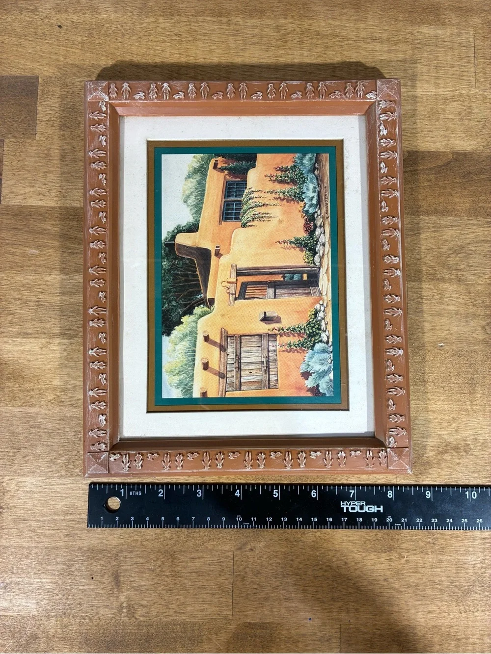 1992 K Brueggemann HOMCO Southwestern Adobe Prints Set 2 Framed Wall Art